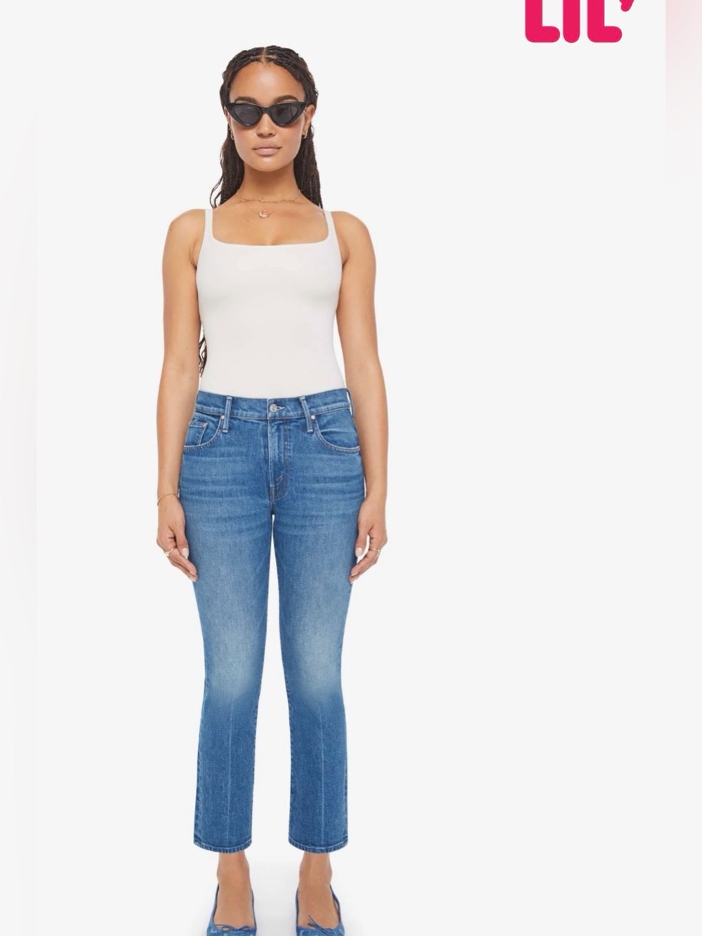MOTHER Lil’ Inside Ankle Jeans Size 23 NWT